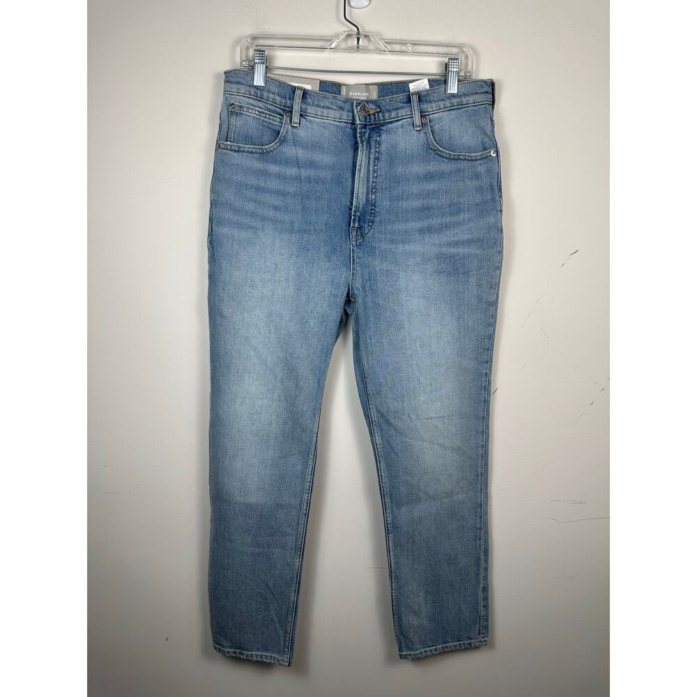 NWT Everlane The Way High Slim Jean Size 31 Short Light Wash Cotton